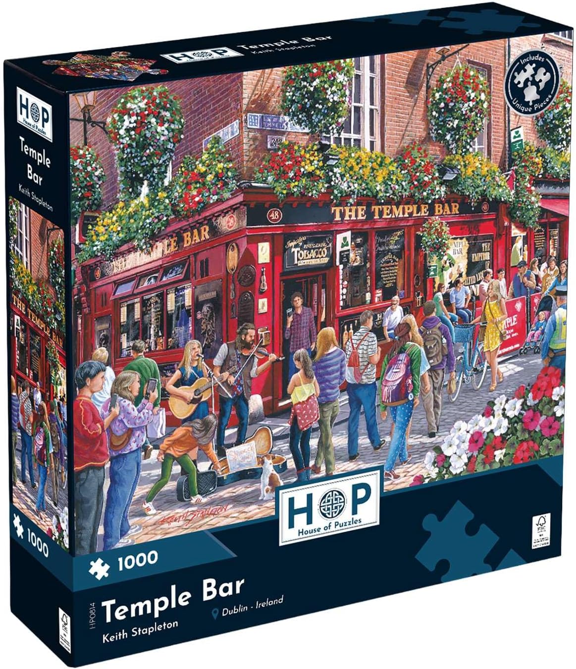 HOUSE OF PUZZLES HP0814 TEMPLE BAR 1000 PIECE PUZZLE