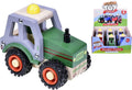 WOODEN TOY WORKSHOP TY6501 WOODEN PUSH ALONG TRACTOR (ASSORTMENT, ONE SUPPLIED AT RANDOM)