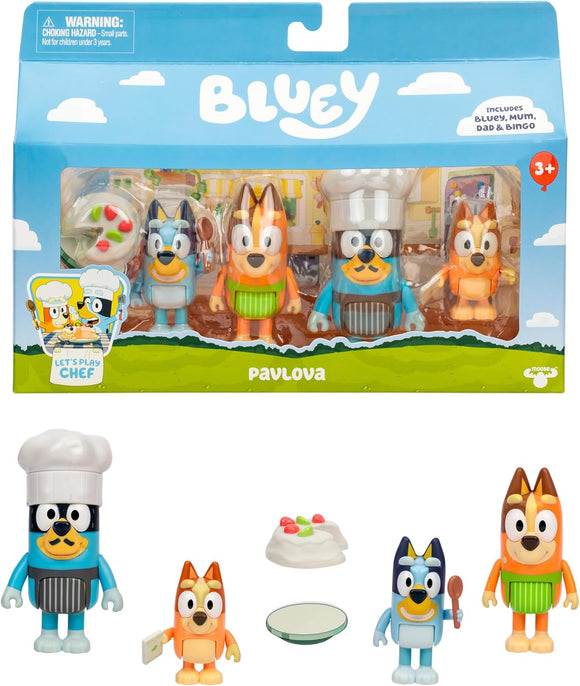 BLUEY 18916 PAVLOVA 4 FIGURE PACK