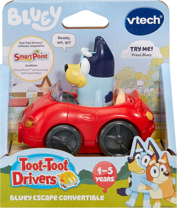 VTECH 584303 TOOT-TOOT DRIVERS BLUEY ESCAPE CONVERTIBLE