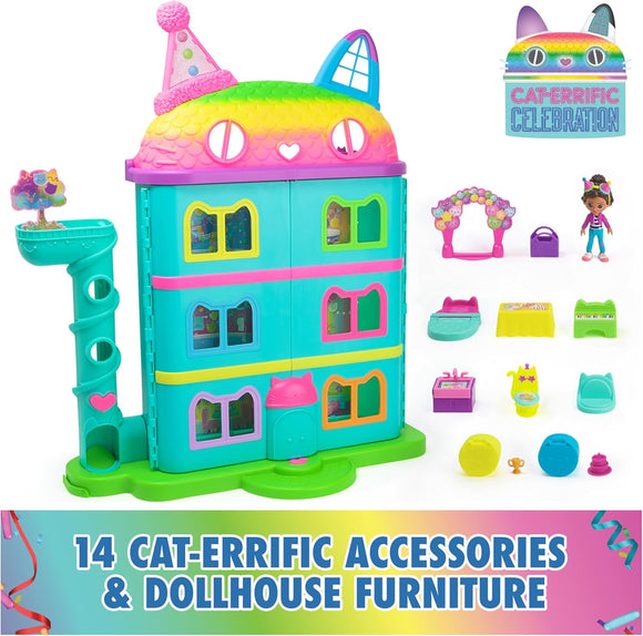 GABBYS DOLLHOUSE 6070742 GABBY'S PURRFECT CELEBRATION DOLLHOUSE