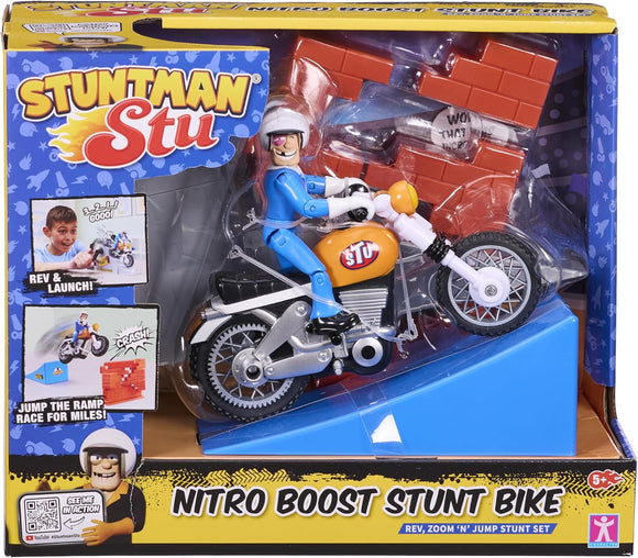 STUNTMAN STU 08201 NITRO BOOST STUNT BIKE STUNT SET