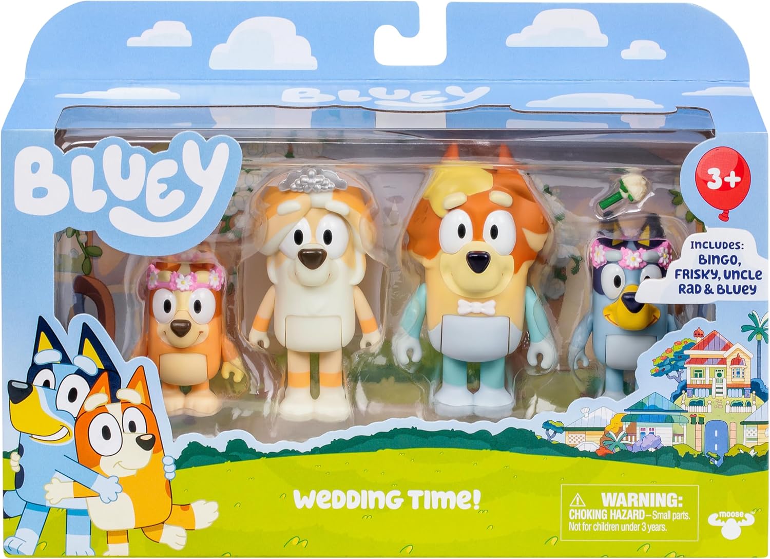 BLUEY 17590 WEDDING TIME 4 FIGURE PACK