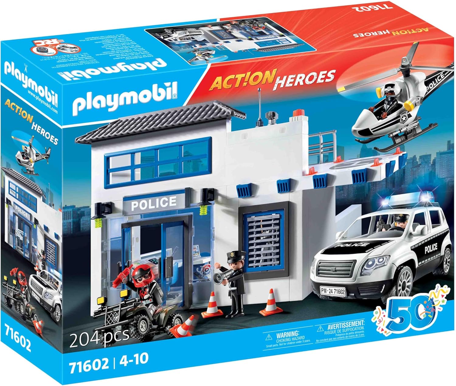 PLAYMOBIL 71602 ACTION HEROES POLICE STATION