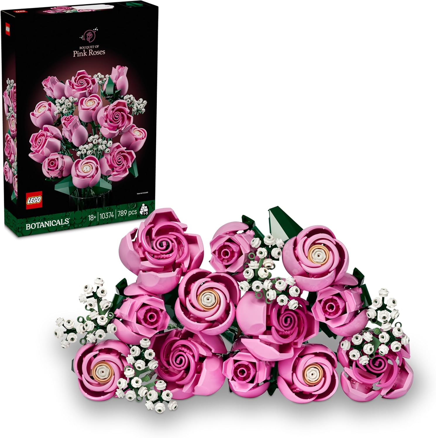 LEGO 10374 BOTANICALS BOUQUET OF PINK ROSES