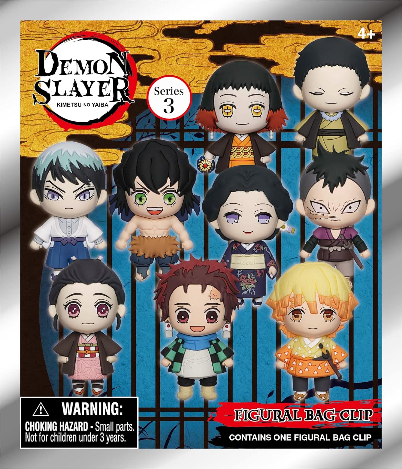 DEMON SLAYER 74540 3D FOAM BAG CLIP SERIES 3