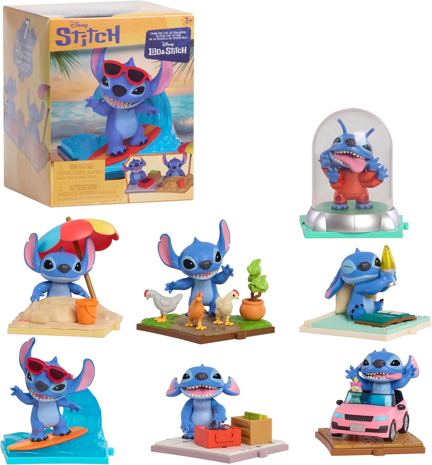 DISNEY STITCH 46109 LIVE-ACTION MOVIE TIME BLIND BOX COLLECTIBLE FIGURE