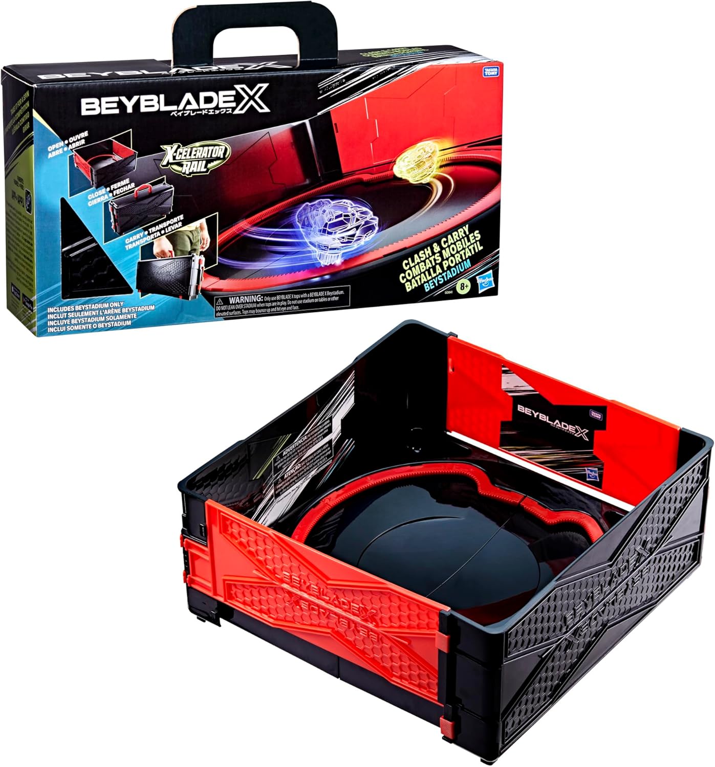 BEYBLADE X CLASH & CARRY BEYSTADIUM