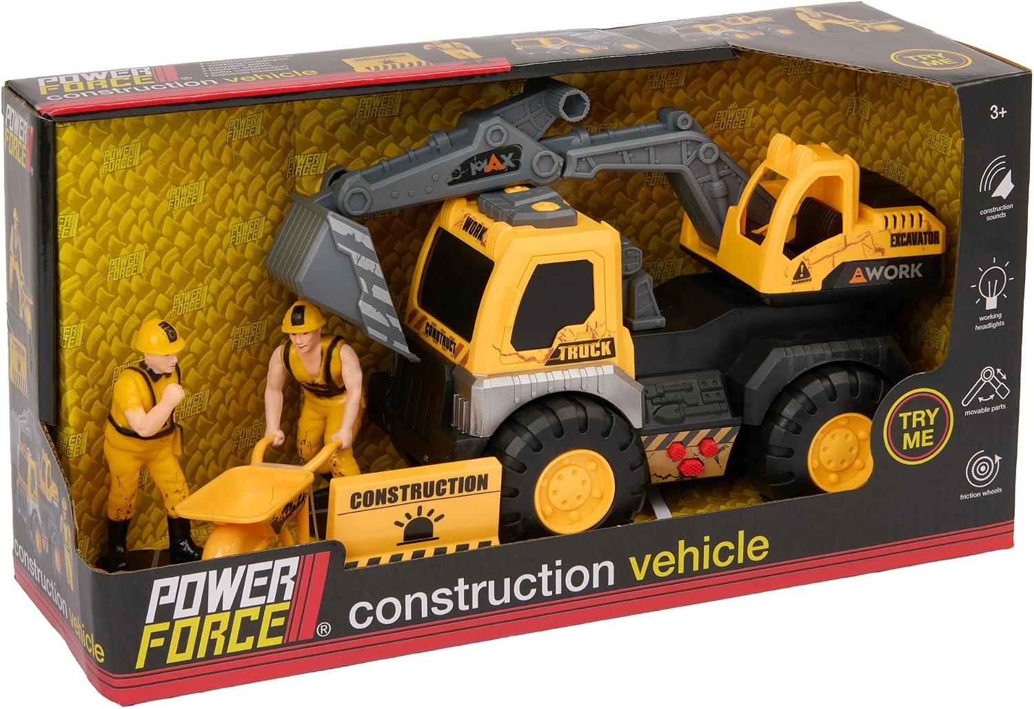 POWER FORCE 12291 EXCAVATOR TRUCK CONSTRUCTION VEHICLE