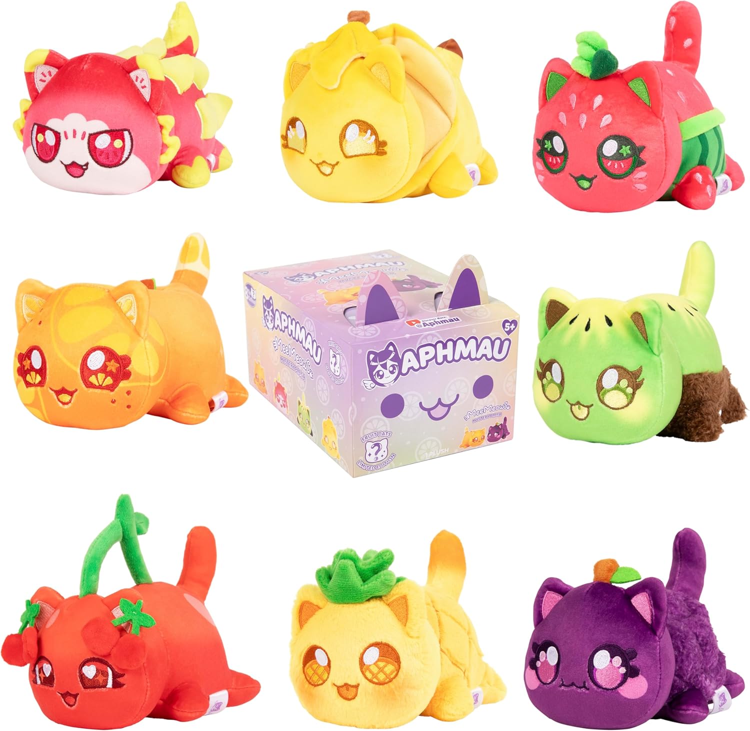 APHMAU 6029FRT MYSTERY 6 INCH PLUSH - FRUIT EDITION
