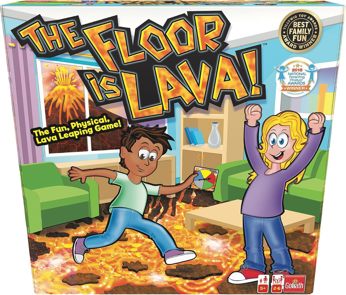 GOLIATH GAMES 914532 THE ORIGINAL THE FLOOR IS LAVA! GAME