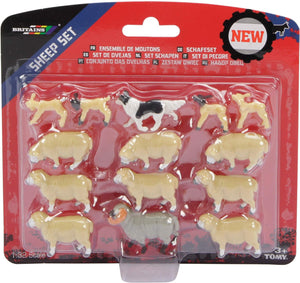 BRITAINS 43282 SHEEP SET WITH SHEEPDOG 1/32 SCALE