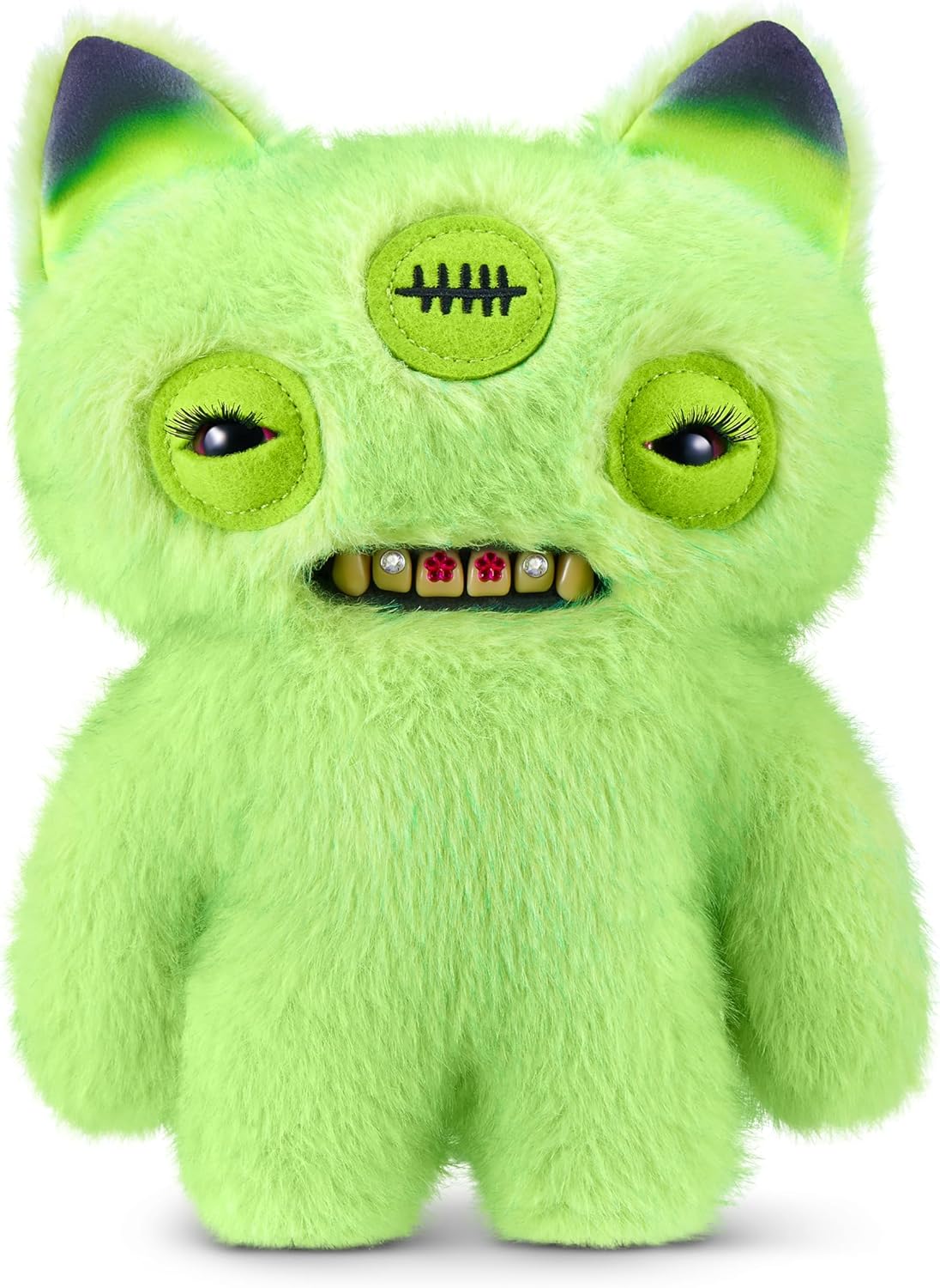 FUGGLER 15784F BADDIES GREEN ANNOYED ALIEN 9 INCH PLUSH