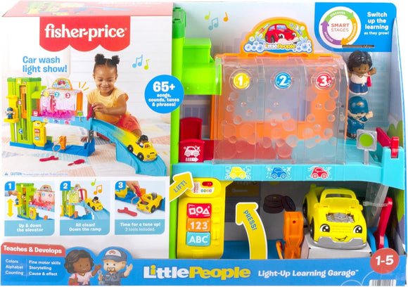 FISHER PRICE HRB33 LITTLE PEOPLE LIGHT UP LEARNING GARAGE