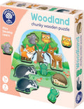 ORCHARD TOYS 134 WOODLAND CHUNKY WOODEN PUZZLE