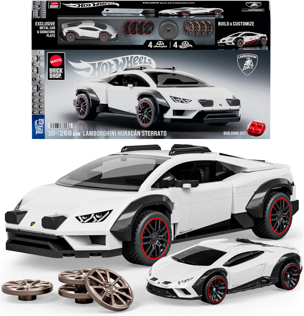 HOT WHEELS JHG75 BRICK SHOP LAMBORGHINI HURACAN STERRATO