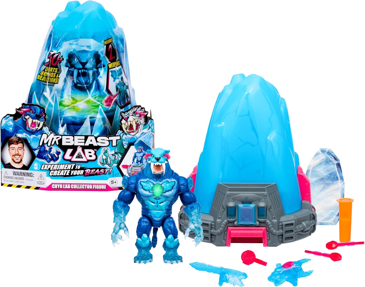 ** SALE ** MR BEAST LAB 24742 CRYO LAB COLLECTOR FIGURE
