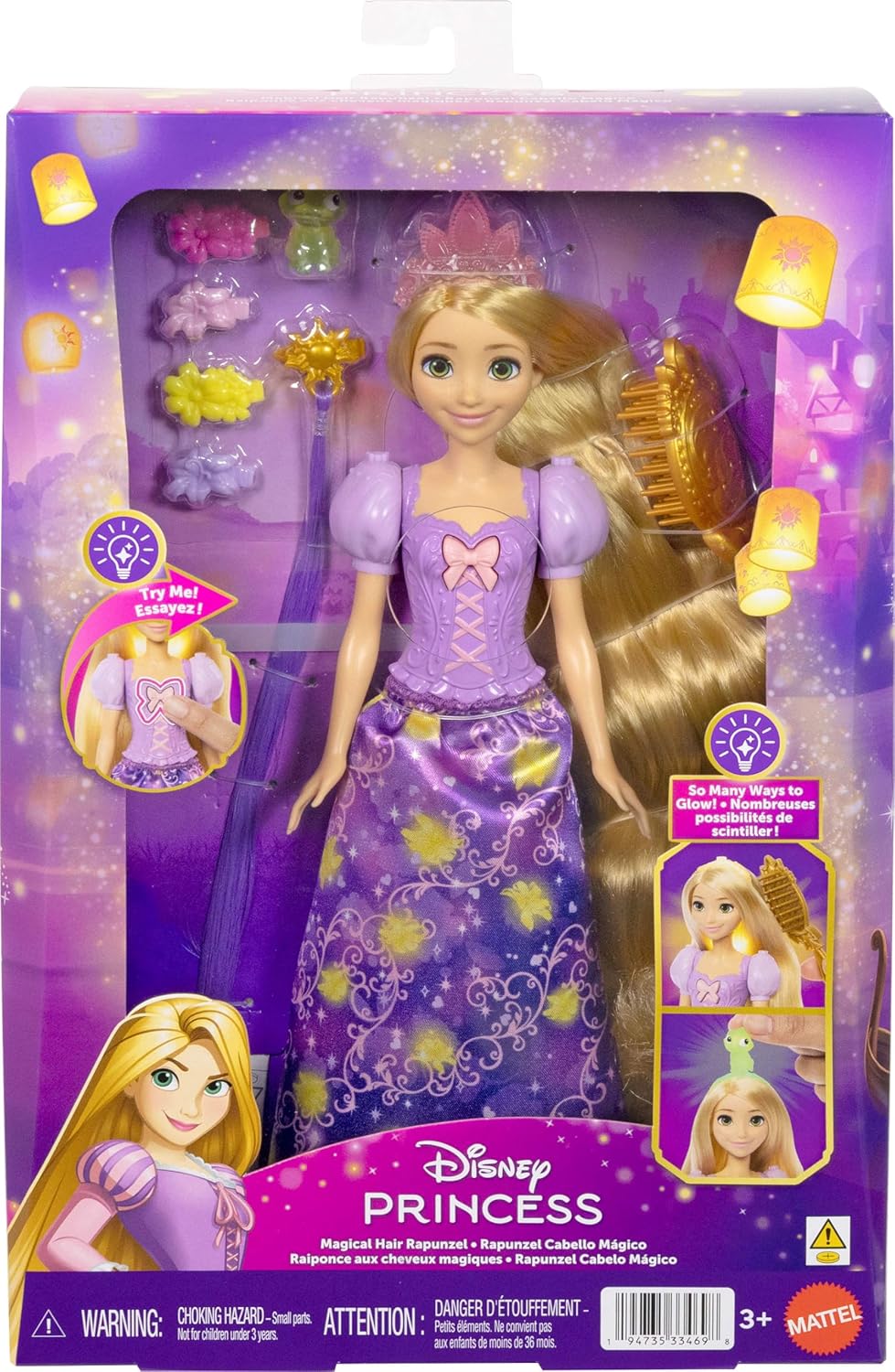 DISNEY PRINCESS JHL46 MAGICAL HAIR RAPUNZEL