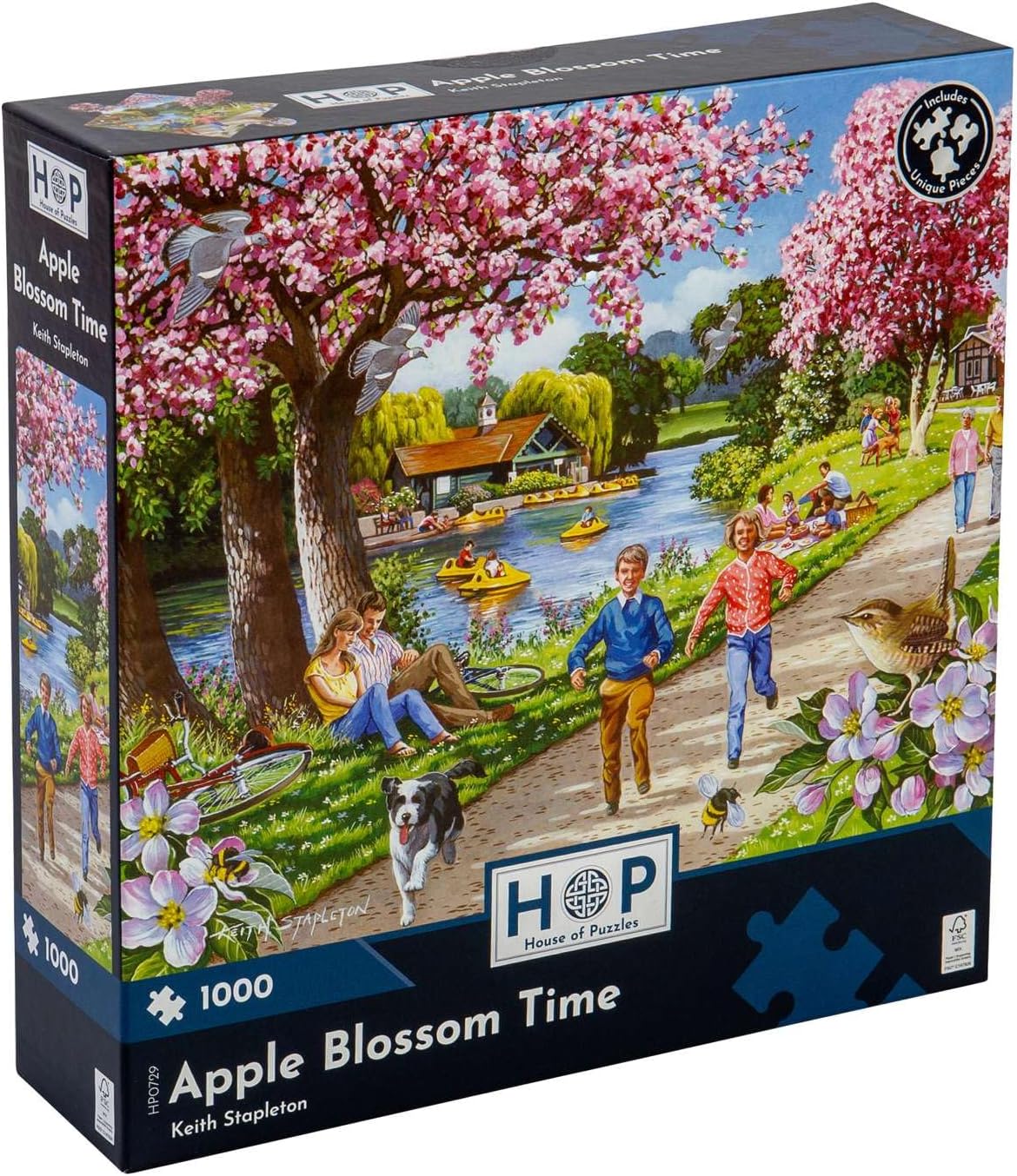 HOUSE OF PUZZLES HP0729 APPLE BLOSSOM TIME 1000 PIECE PUZZLE