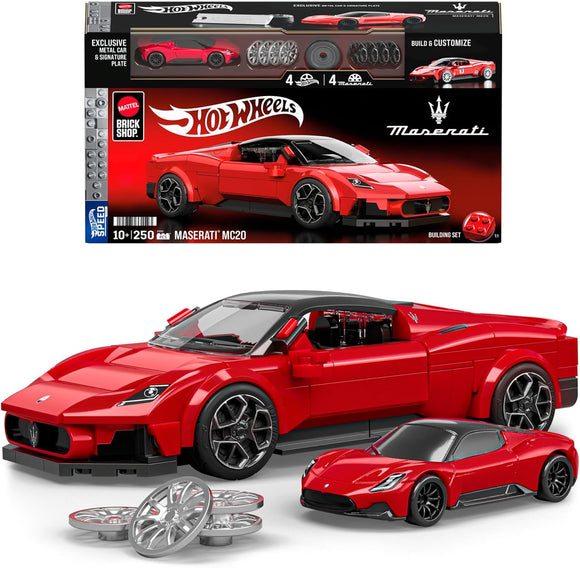 HOT WHEELS BRICK SHOP JFR90 SPEED SERIES MASERATI MC20