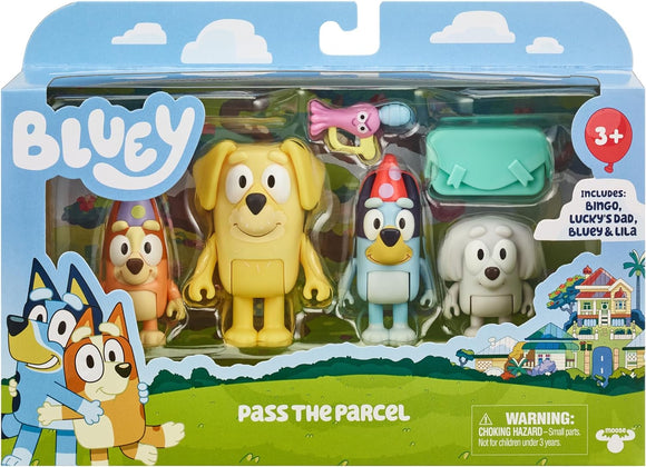 BLUEY 17558 PASS THE PARCEL FIGURE PACK