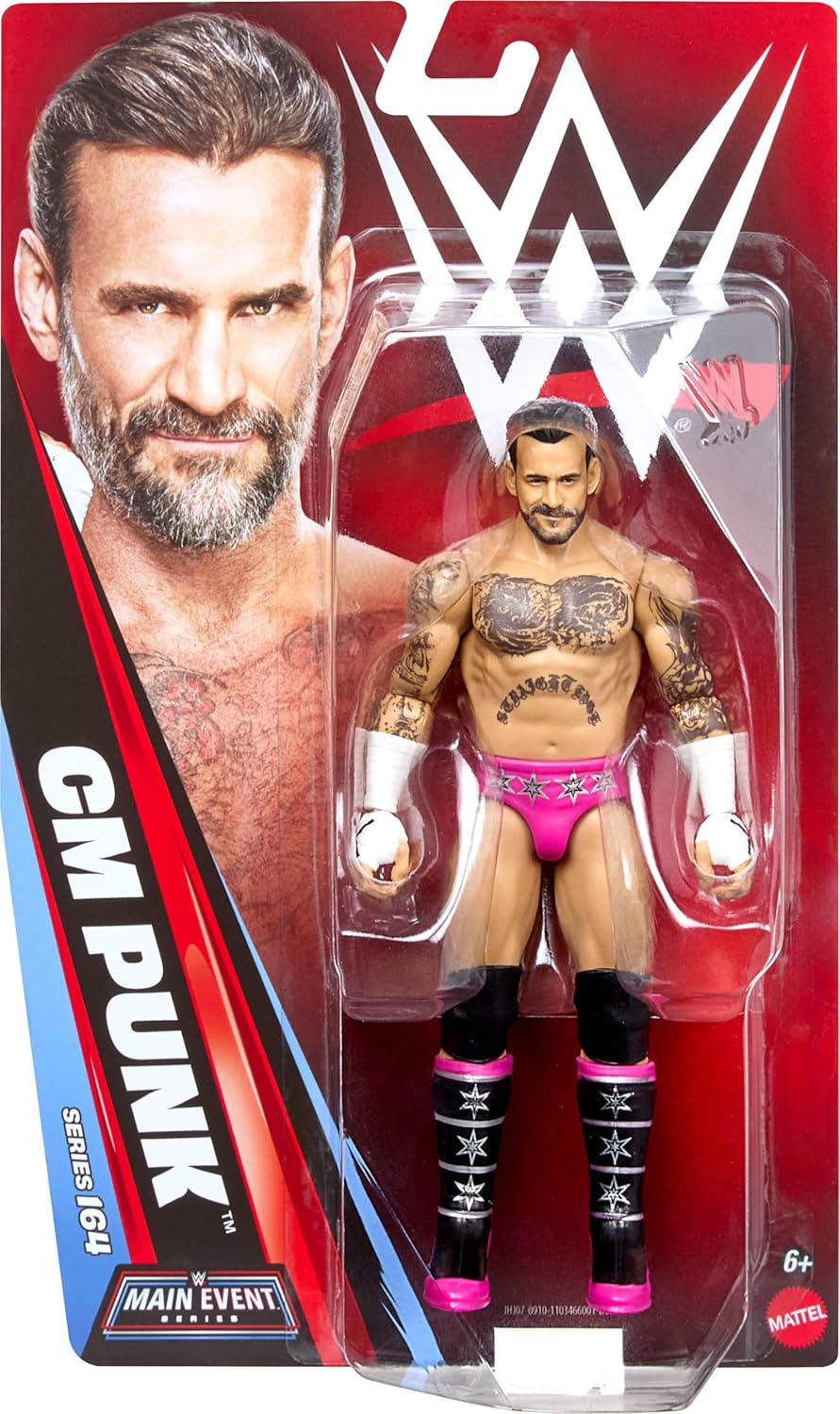 WWE JHJ07 MAIN EVENT SERIES CM PUNK ACTION FIGURE