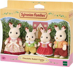 SYLVANIAN 5655 CHOCOLATE RABBIT FAMILY