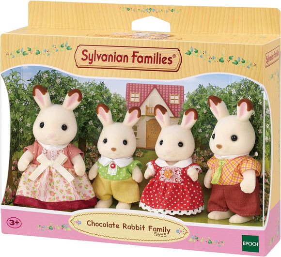 SYLVANIAN 5655 CHOCOLATE RABBIT FAMILY