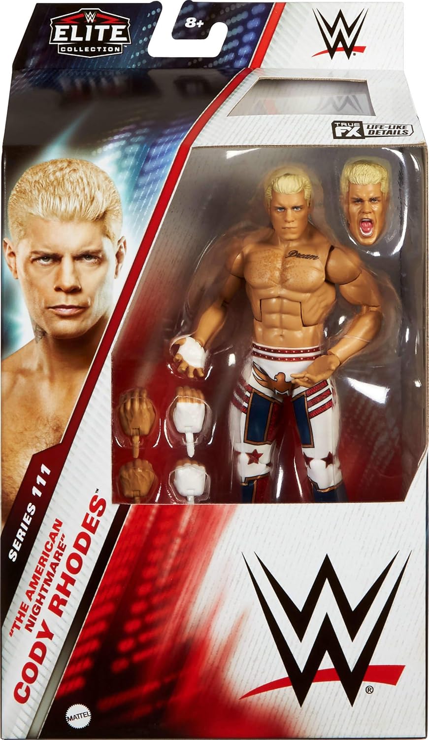 WWE HTX60 CODY RHODES ELITE COLLECTION 111 ACTION FIGURE