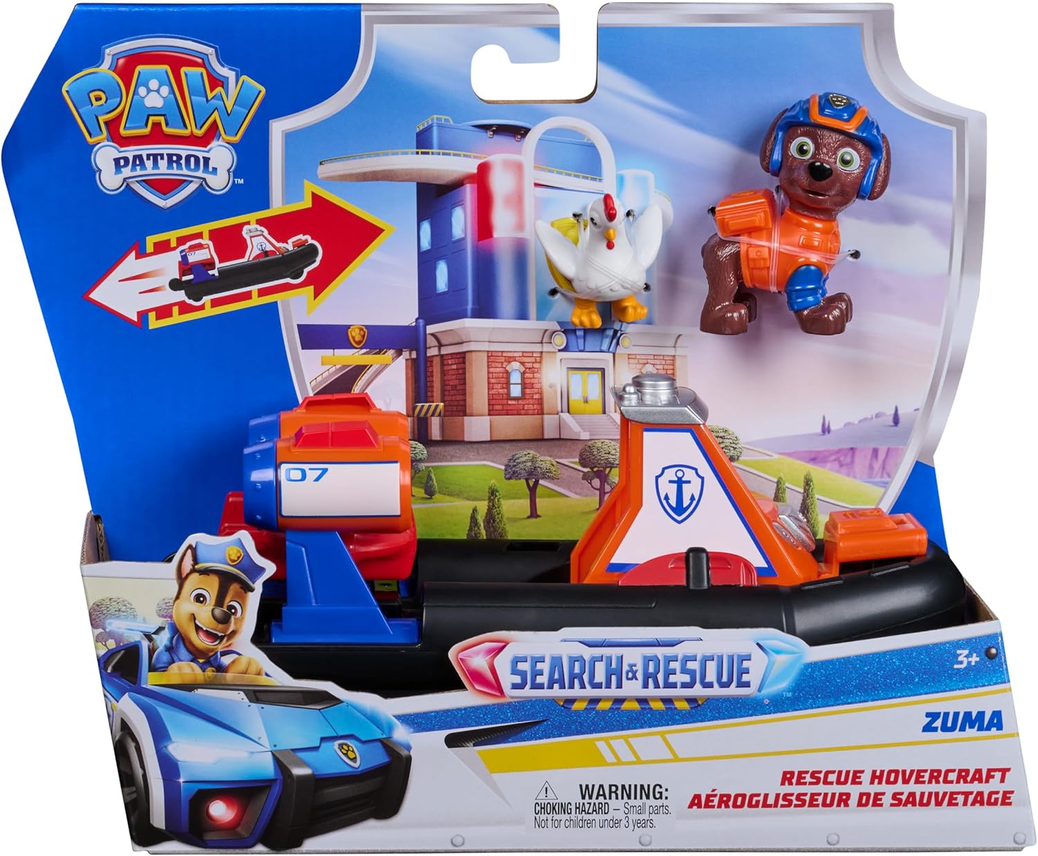 PAW PATROL 6074779 SEARCH AND RESCUE HOVERCRAFT ZUMA