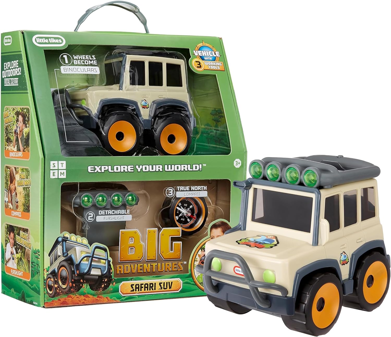 ** SALE** LITTLE TIKES BIG ADVENTURES SAFARI SUV STEM TOY