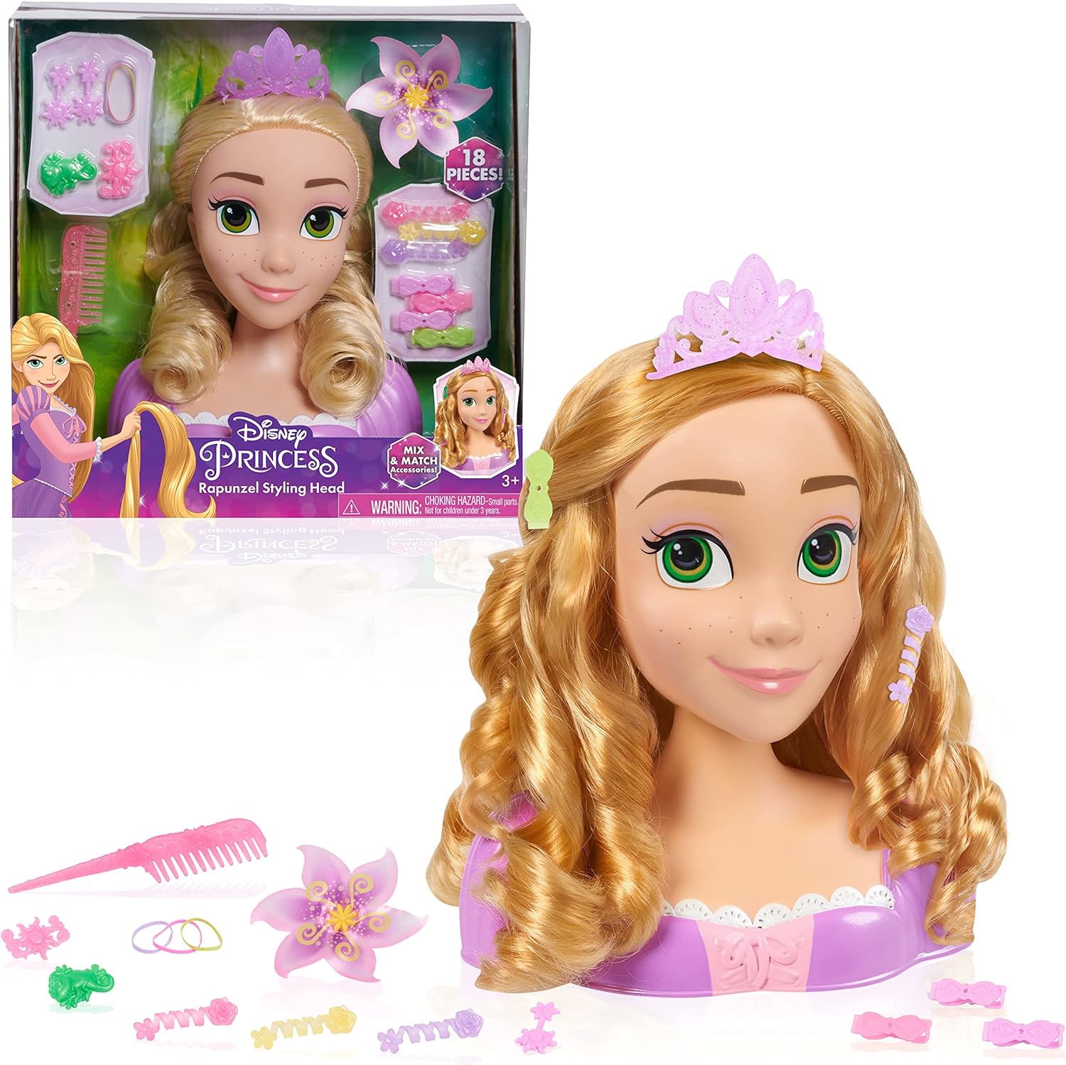 DISNEY PRINCESS 87617 RAPUNZEL STYLING HEAD