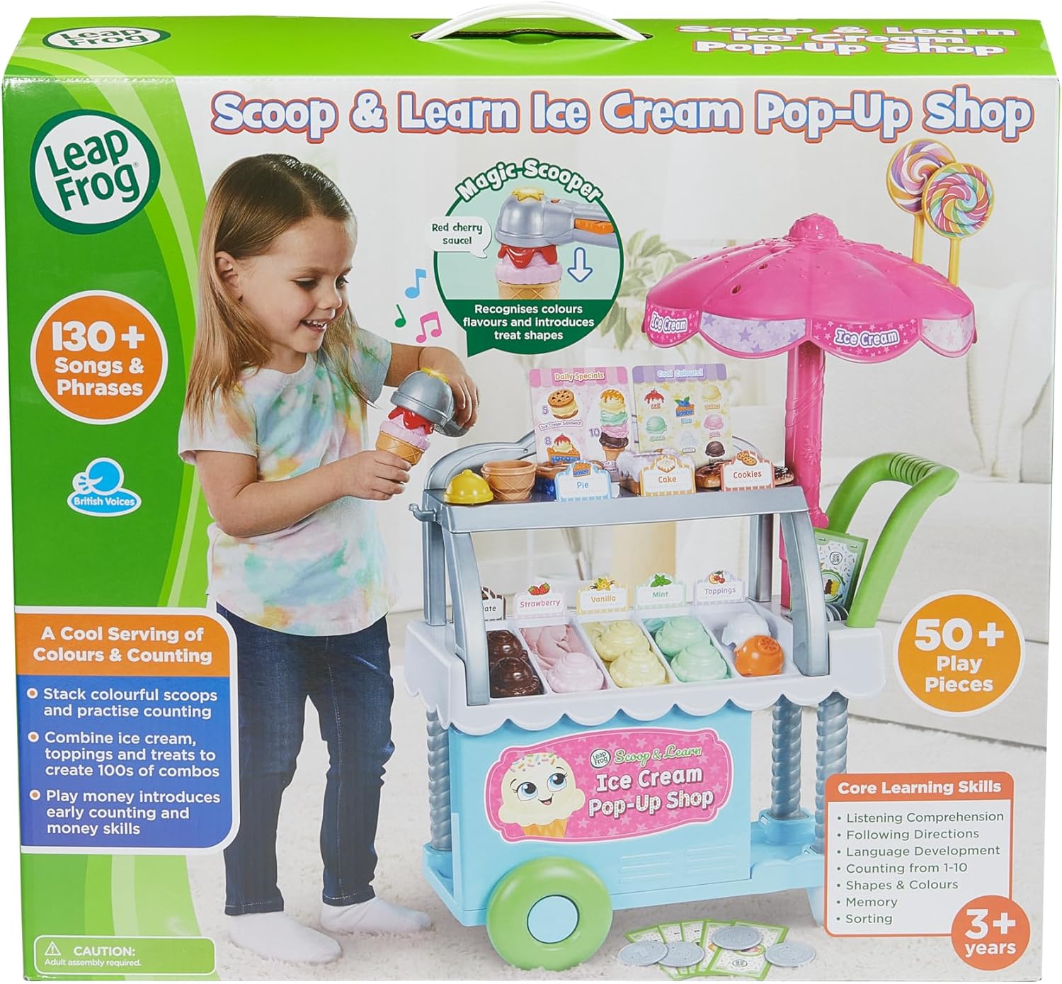 LEAPFROG 621603 SCOOP & LEARN ICE CREAM POP UP SHOP