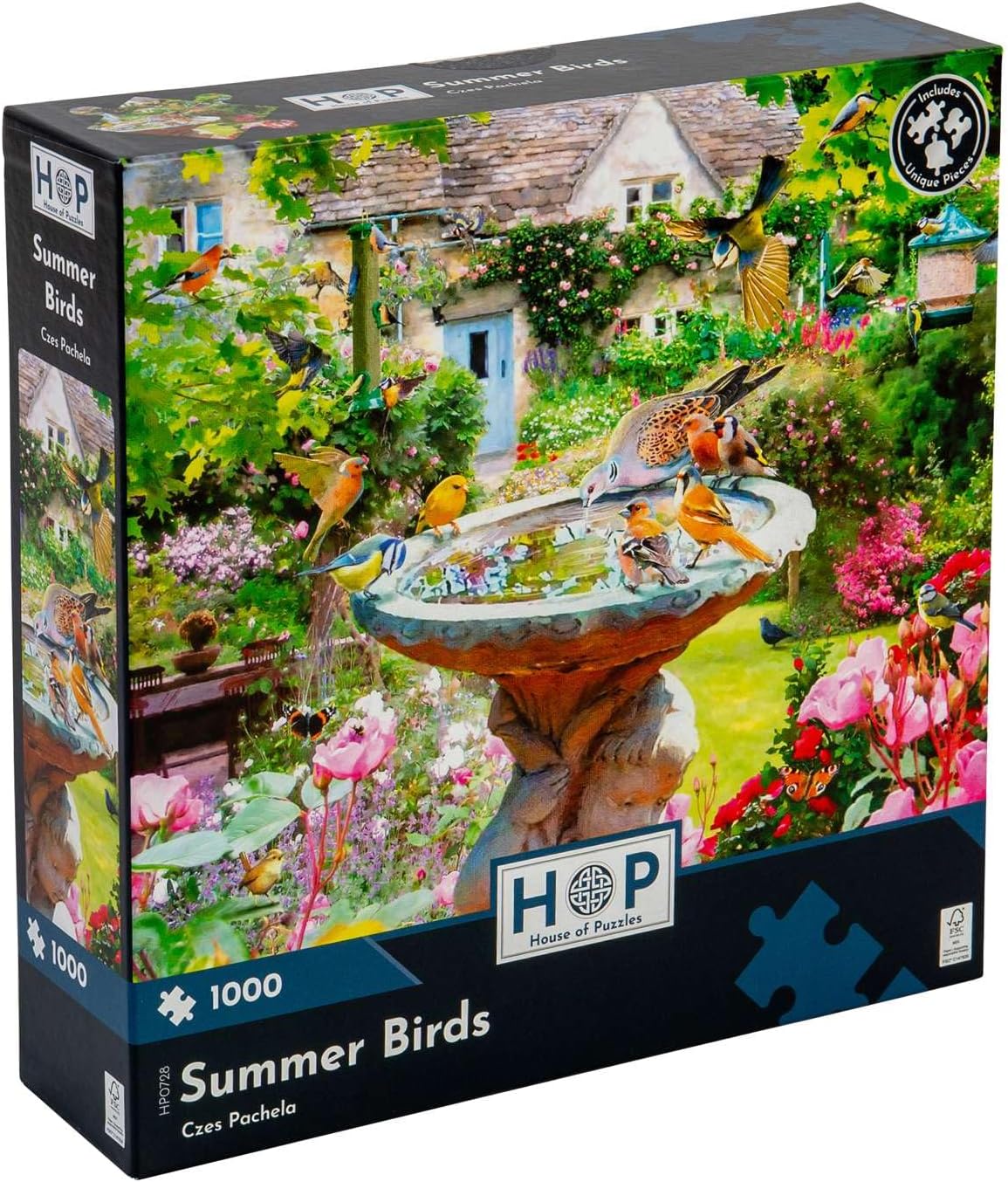 HOUSE OF PUZZLES HP0728 SUMMER BIRDS 1000 PIECE PUZZLE