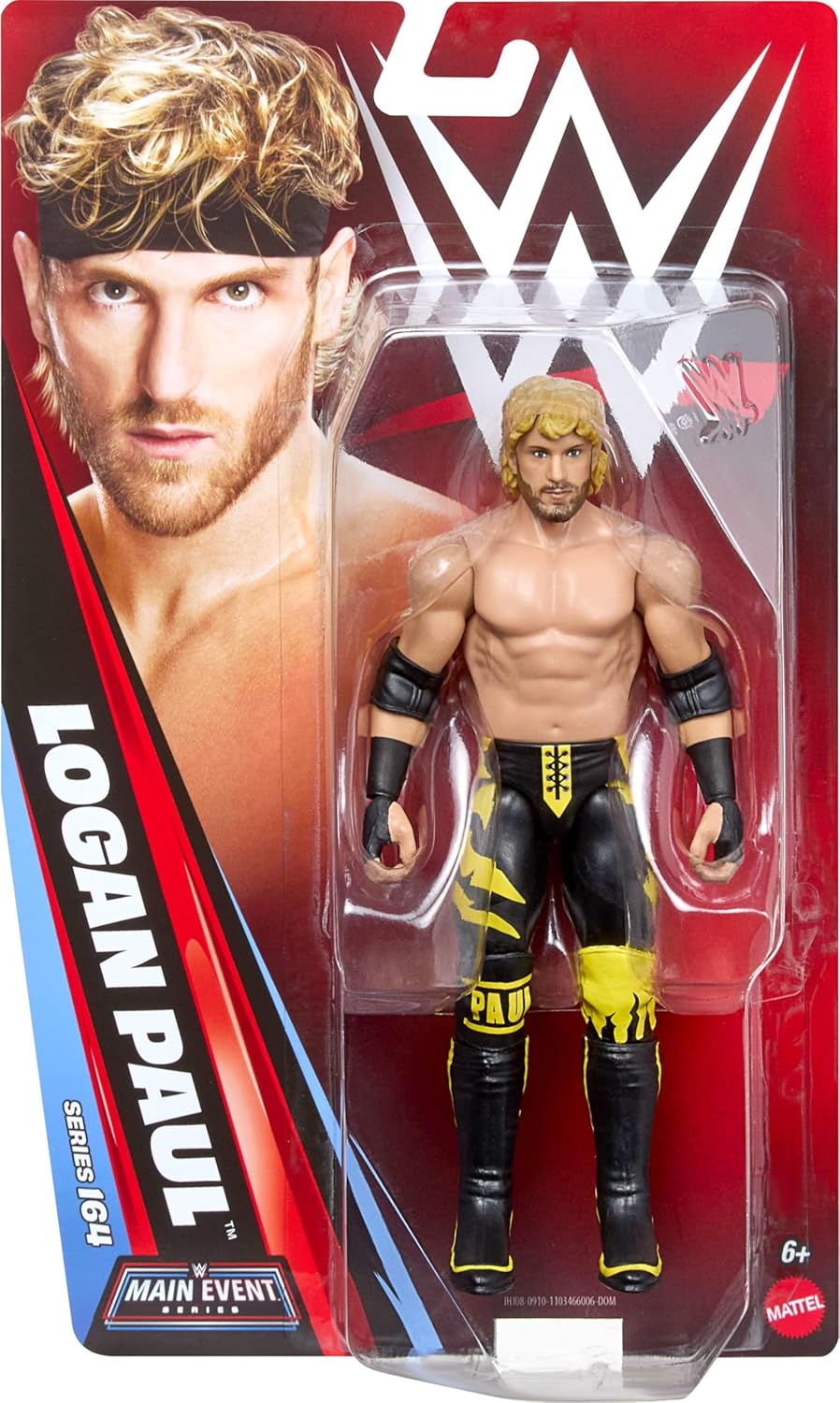 WWE JHJ08 MAIN EVENT SERIES LOGAN PAUL ACTION FIGURE