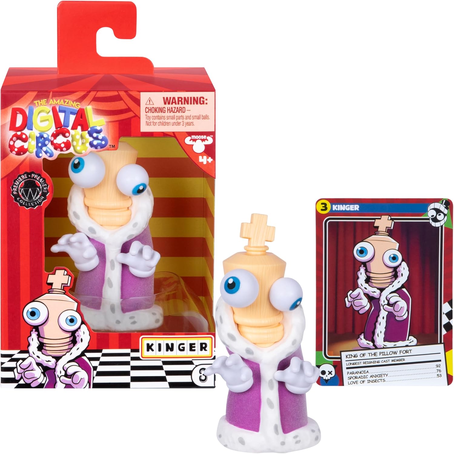 THE AMAZING DIGITAL CIRCUS 55224 KINGER VINYL FIGURE