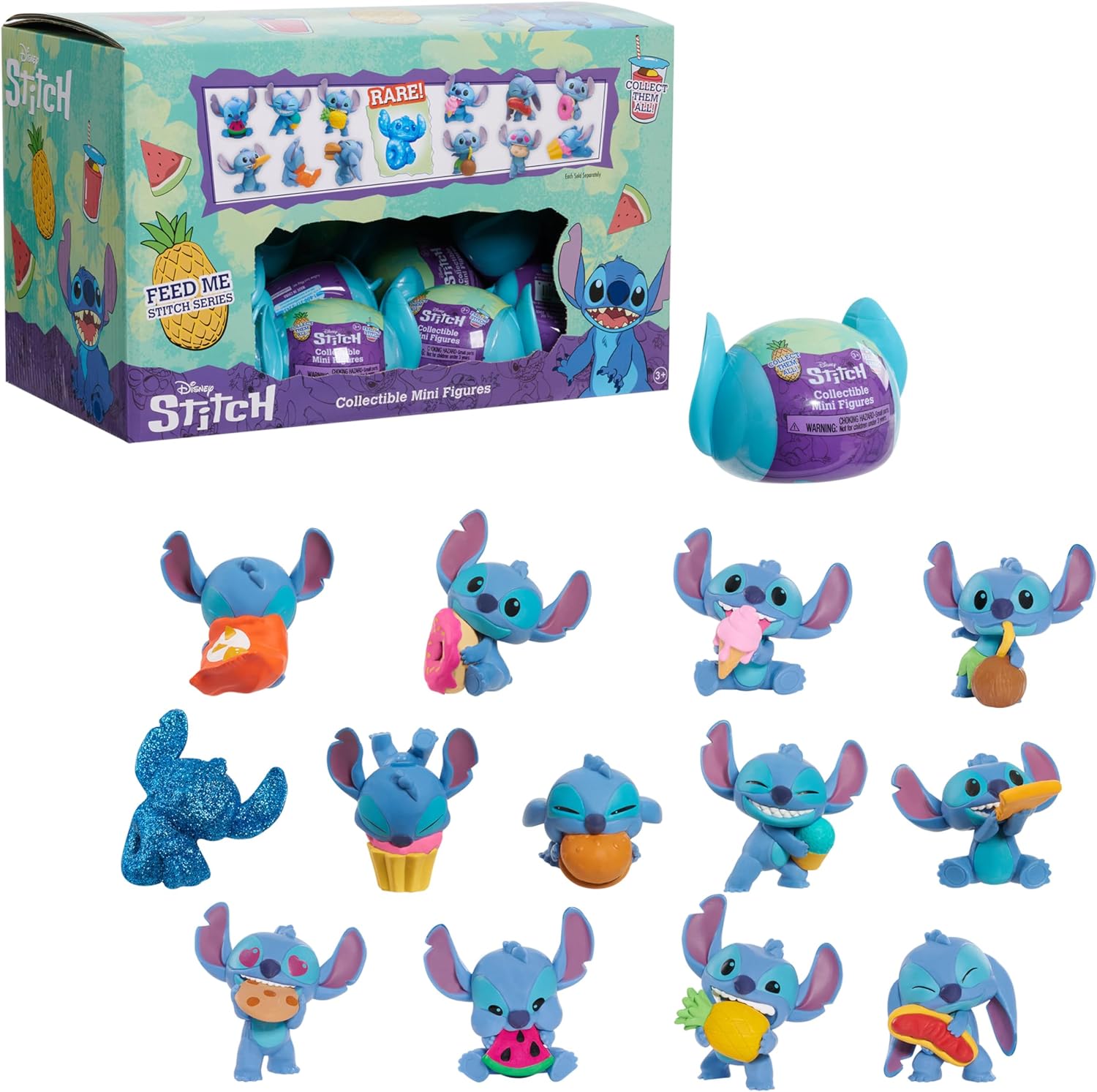DISNEY STITCH 46288 COLLECTIBLE MINI FIGURE FEED ME SERIES 3