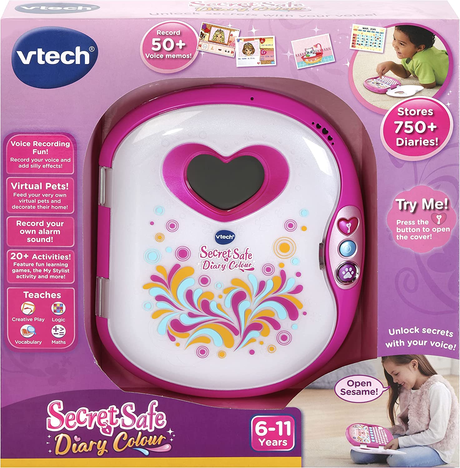 ** 30% OFF ** VTECH 177903 SECRET SAFE DIARY COLOUR