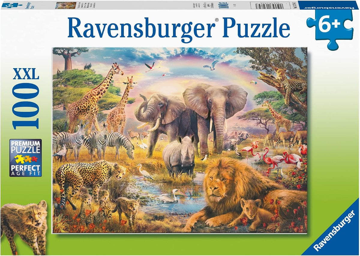 RAVENSBURGER 13284 AFRICAN SAFARI 100 XXL PIECE JIGSAW PUZZLE