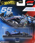 HOT WHEELS JKD85 F1 ATLASSIAN WILLIAMS RACING NO 55 CARLOS SAINZ 2025 CAR