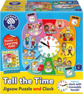 ORCHARD TOYS 801 TELL THE TIME JIGSAW AND CLOCK