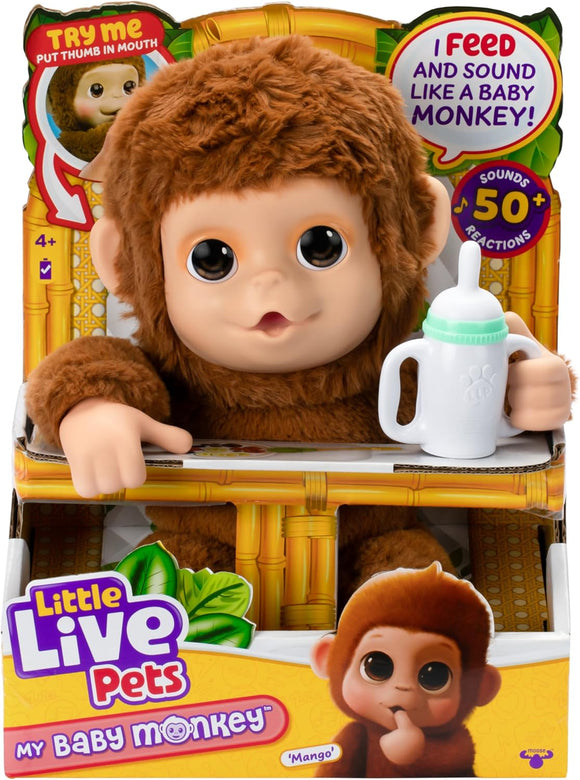LITTLE LIVE PETS 26558 MY BABY MONKEY MANGO