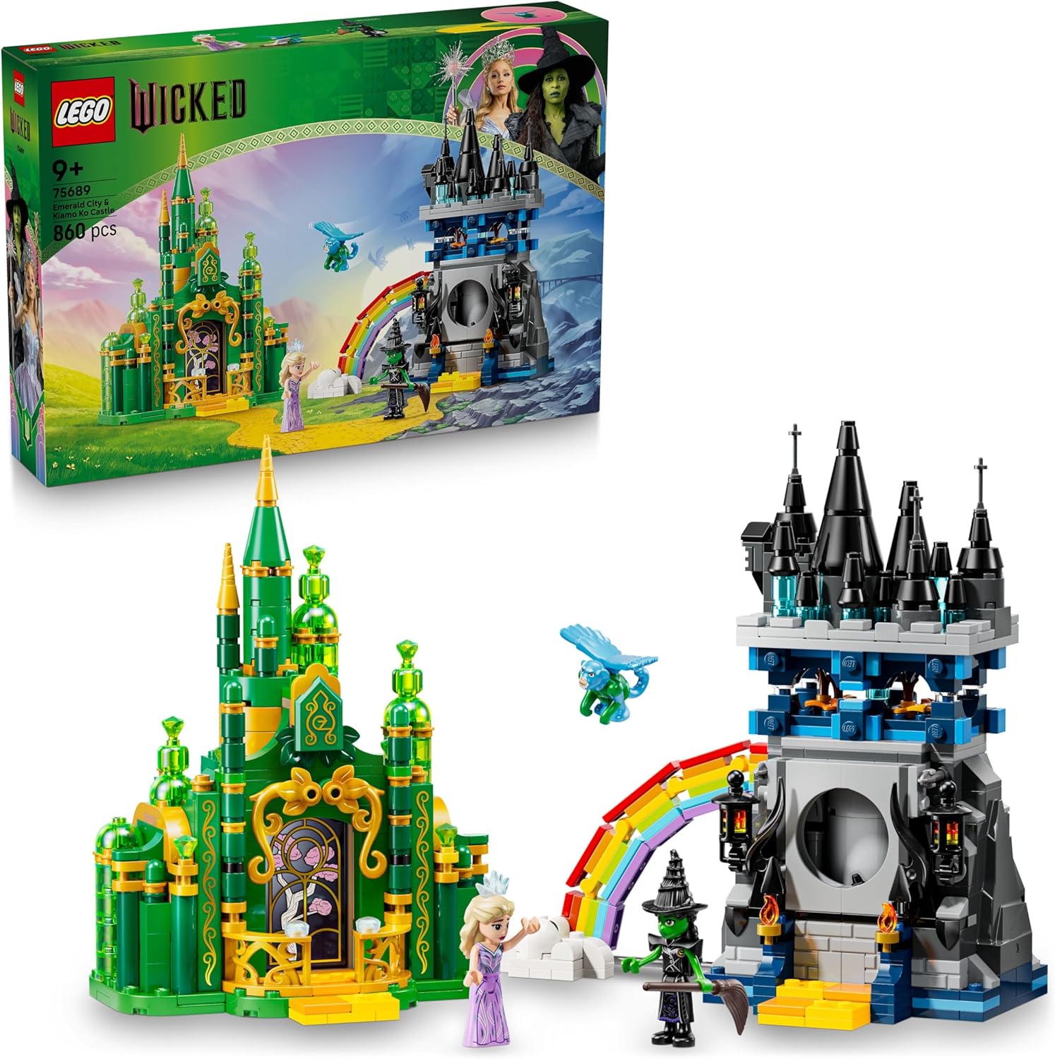 LEGO 75689 WICKED EMERALD CITY AND KIAMO KO CASTLE