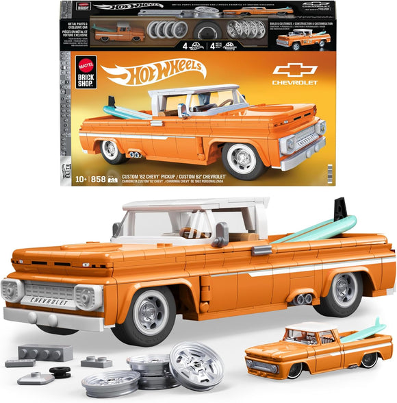 HOT WHEELS JFT20 BRICK SHOP ELITE CUSTOM 62 CHEVY PICKUP