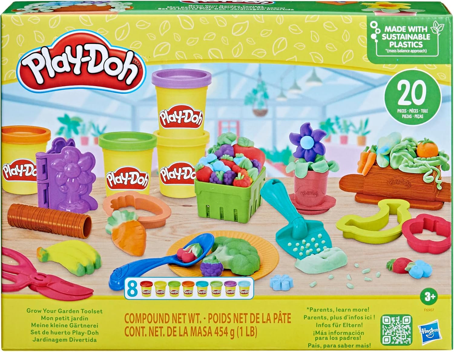 PLAYDOH F6907 GROW YOUR OWN GARDEN TOOLSET