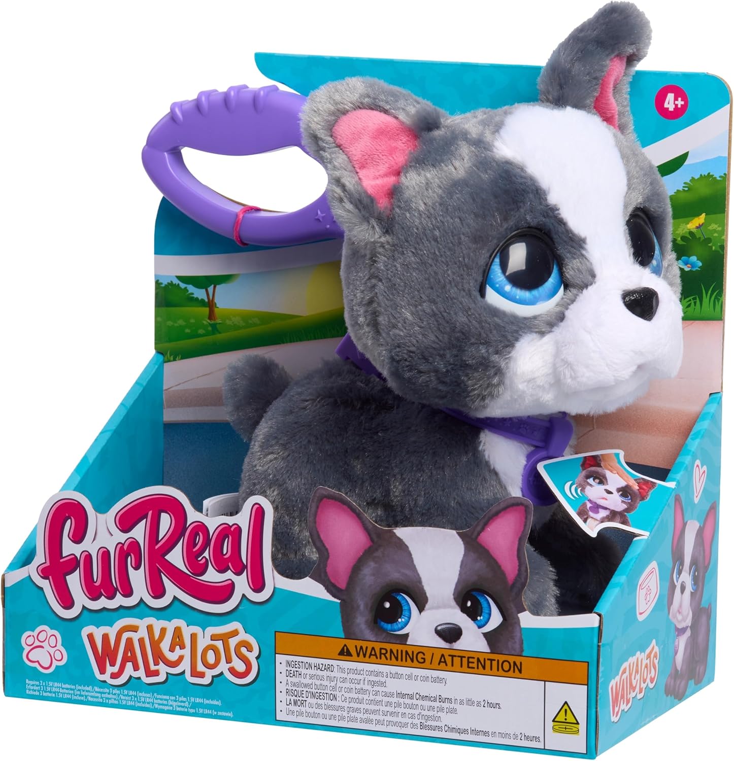 FURREAL 28161 WALK-A-LOTS FRENCH BULLDOG