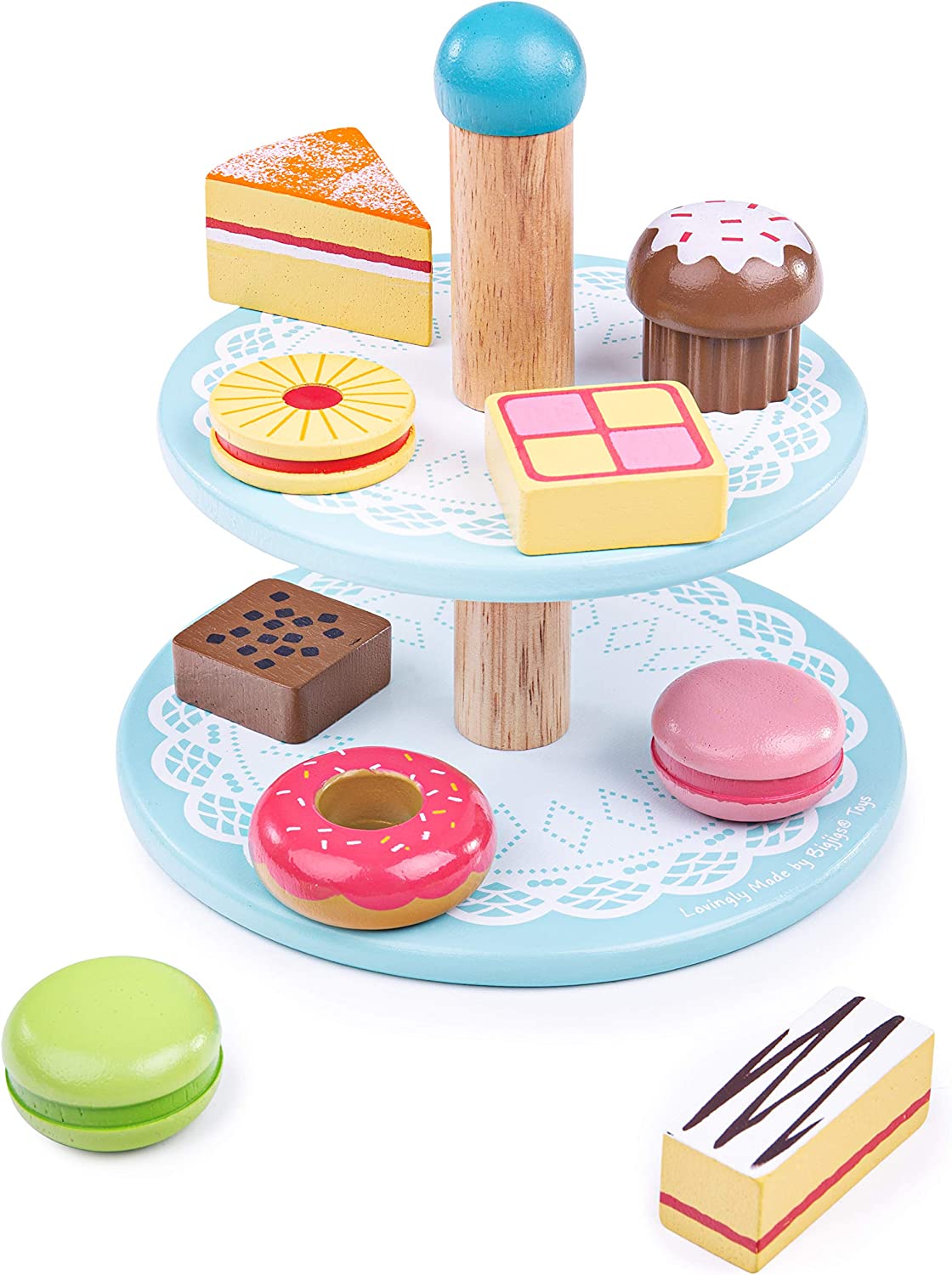 BIGJIGS BJ621 WOODEN CAKE STAND