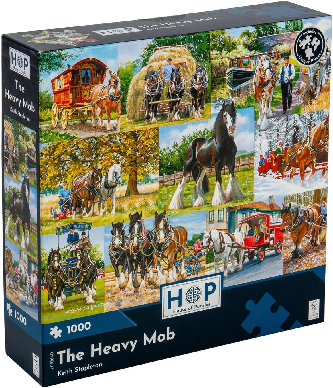 HOUSE OF PUZZLES HP0640 THE HEAVY MOB 1000 PIECE PUZZLE