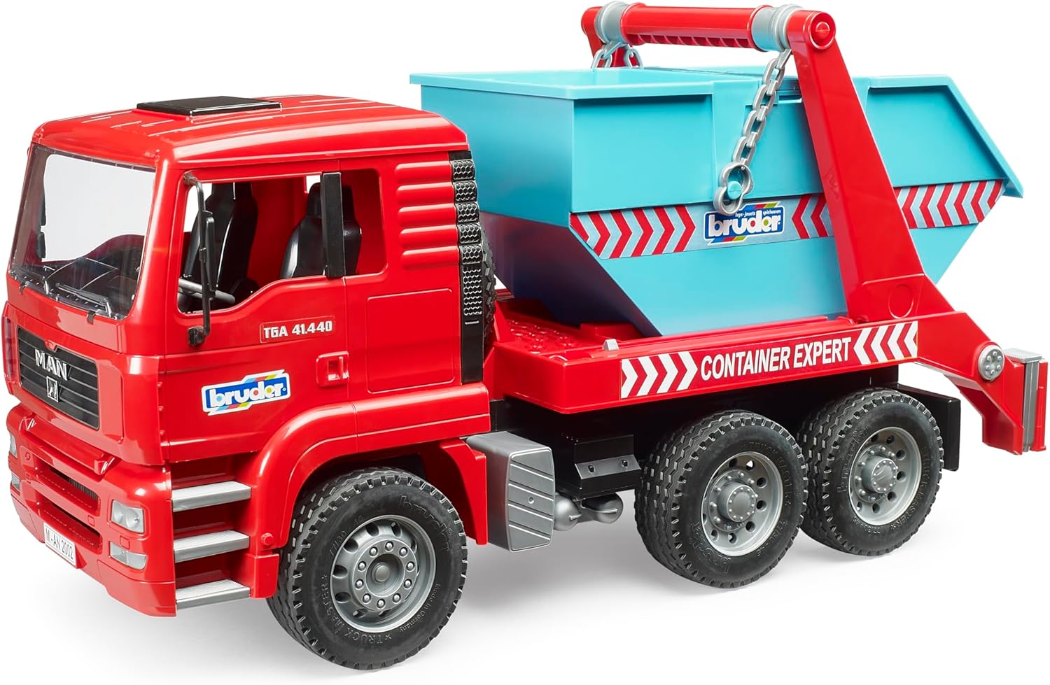 BRUDER 2741 MAN TGA SKIP CONTAINER TRUCK