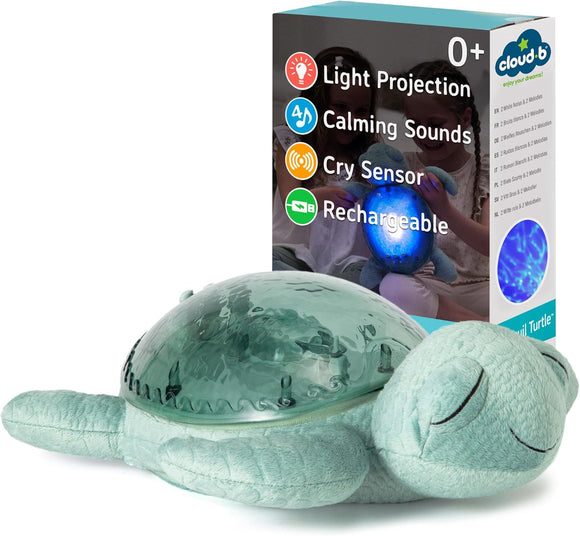 CLOUD B 9001-GR TRANQUIL TURTLE GREEN RECHARGEABLE NIGHT LIGHT